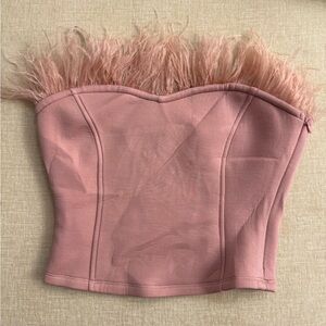 Feather party top, XS